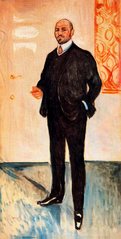 Walter Rathenau, 1907 - Edvard Munch Painting